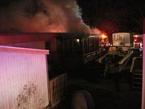 Mobile Home Fire